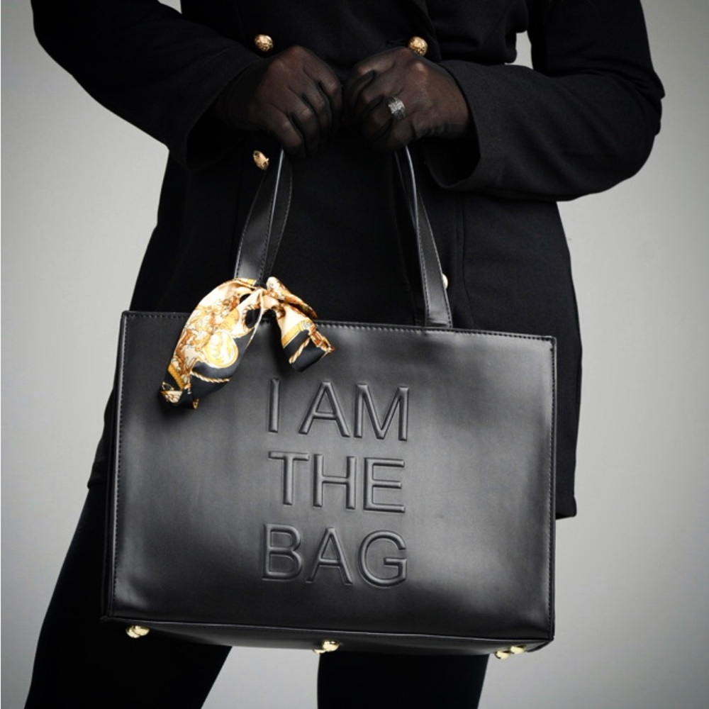 The RD “I AM THE BAG” Handbag Tote ™️ - Black